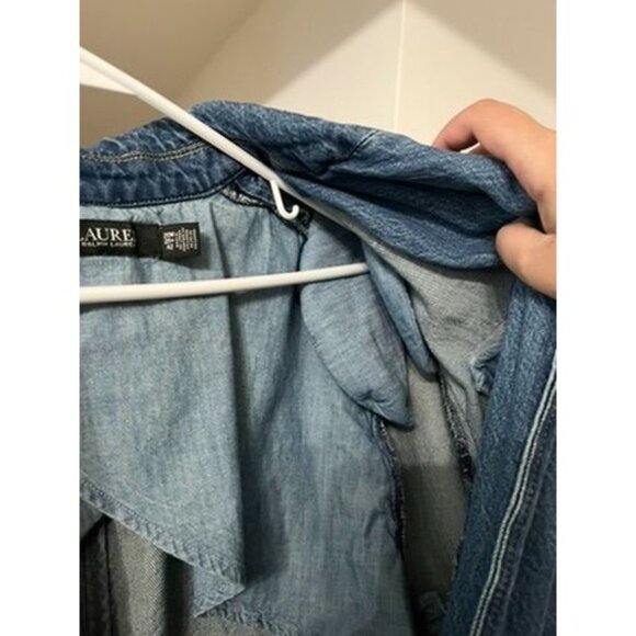 NWOT Lauren Ralph Lauren Denim Blazer - Picture 7 of 9